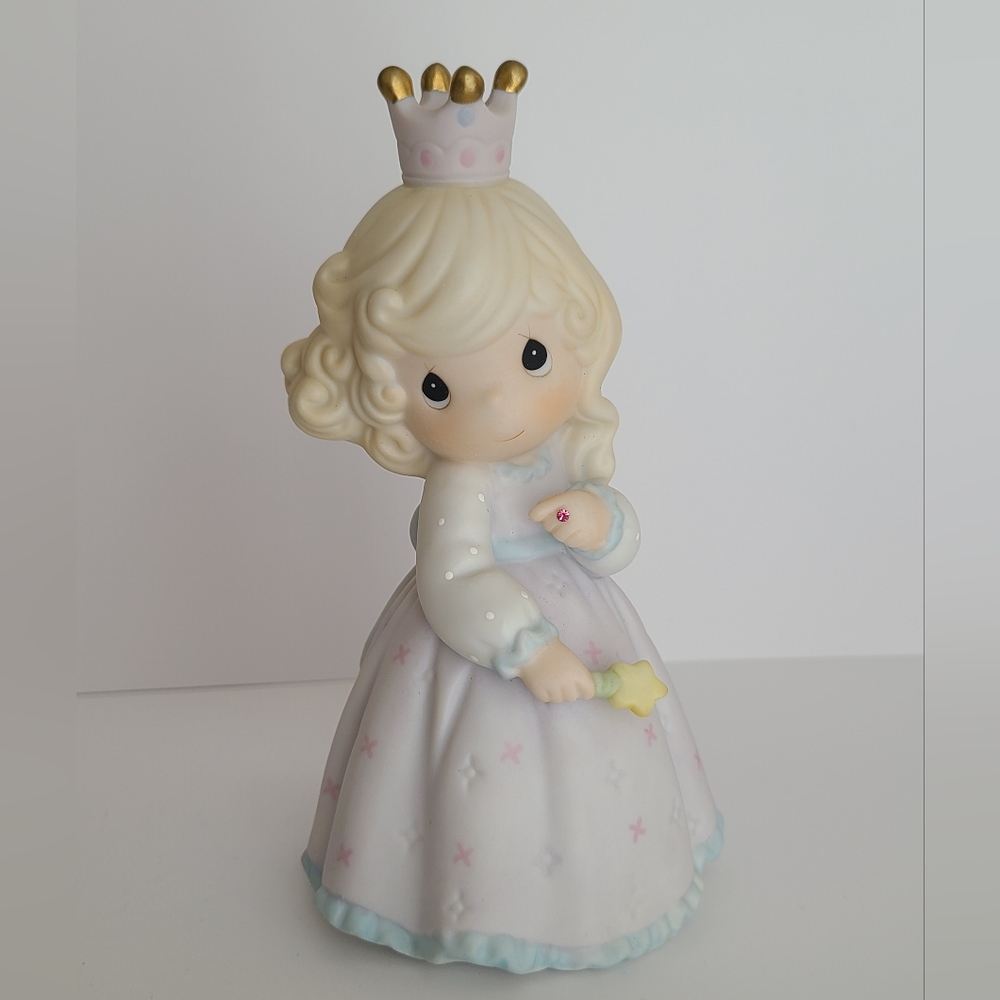 Vintage Precious Moments Pretty Princess Girl Collectible Porcelain Figurine